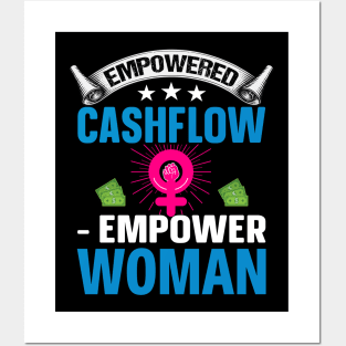 Cashflow Empower Woman Posters and Art